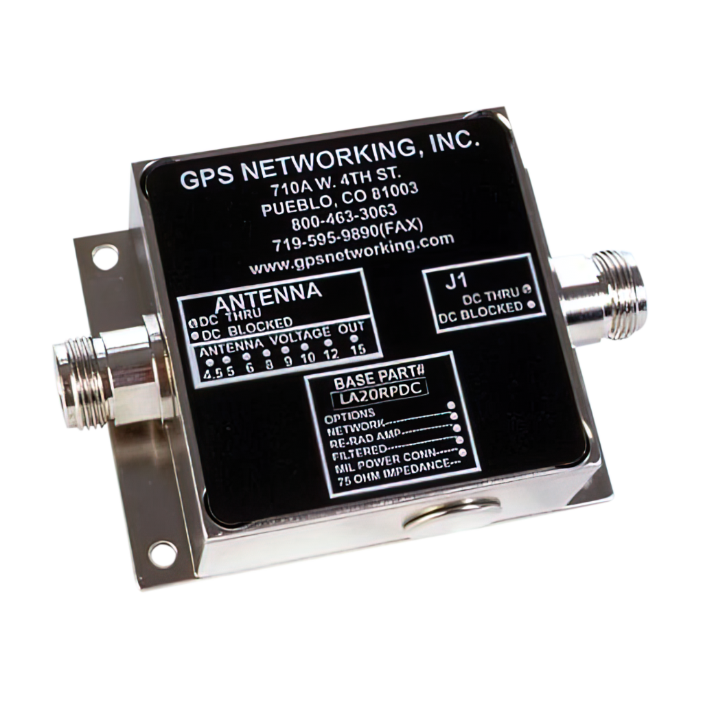 GPS Line Amplifier 30dB Gain w/ Weatherproofing